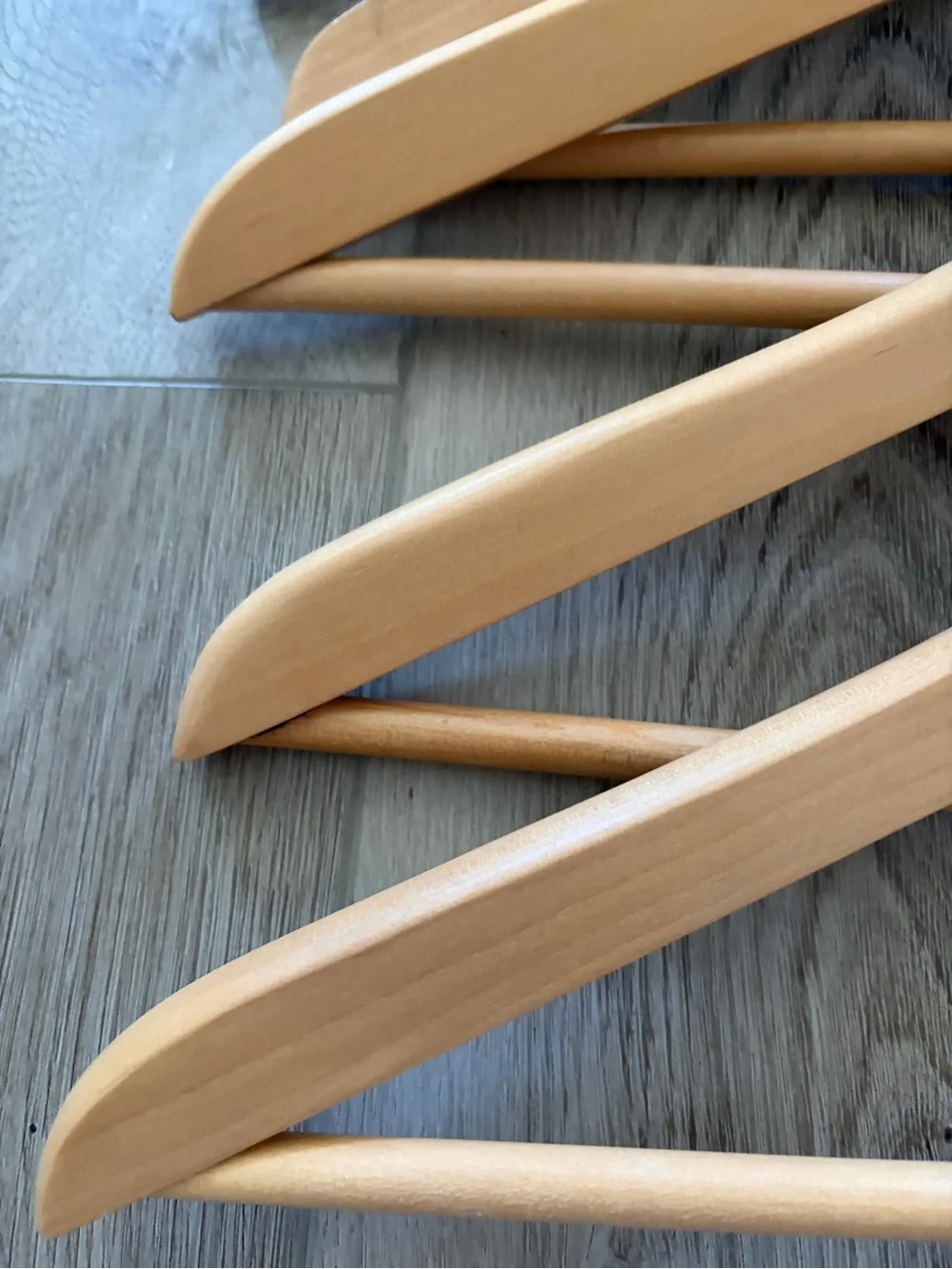 Wooden Hangers Set of 7